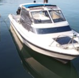 中古の20ft和船をマリーナ契約