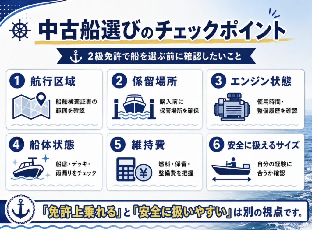 中古船選びのチェックポイント
