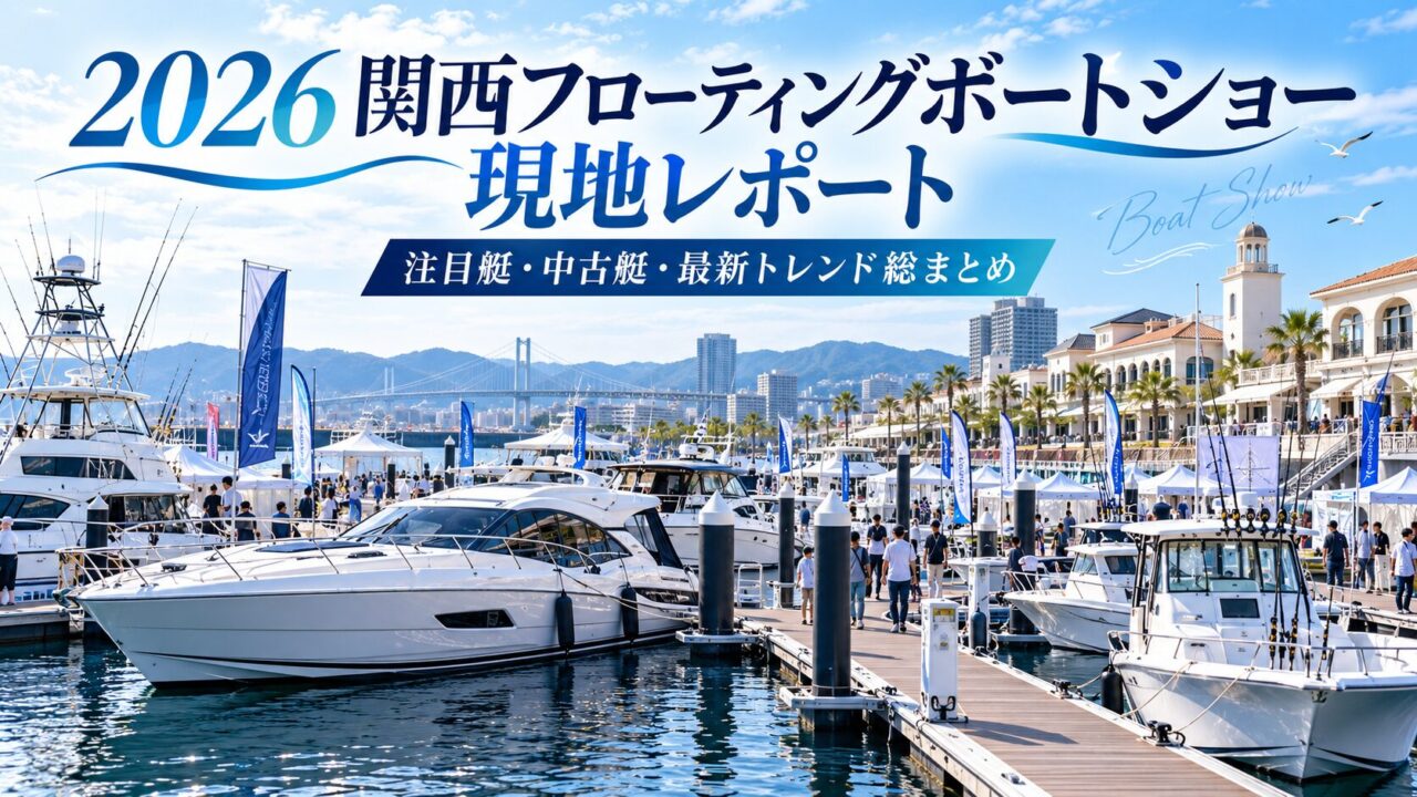 【2026年】関西フローティングボートショー現地レポート｜注目艇・中古艇・SNSの反響から見えた最新トレンド